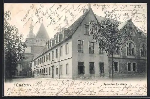 AK Osnabrück, Blick auf das Gymnasium Carolinum