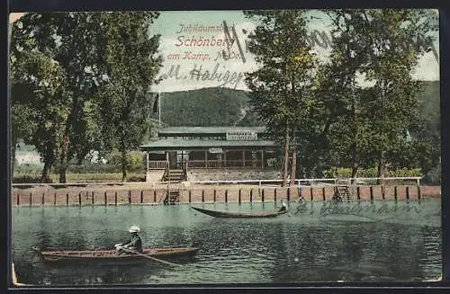 AK Schönberg a. Kamp, Jubiläumsbad mit Ruderbooten