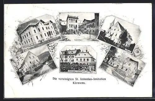 AK Feldkirchen, Vereinigte St. Antonius-Anstalten Kärntens, Marienhof, Josephshof