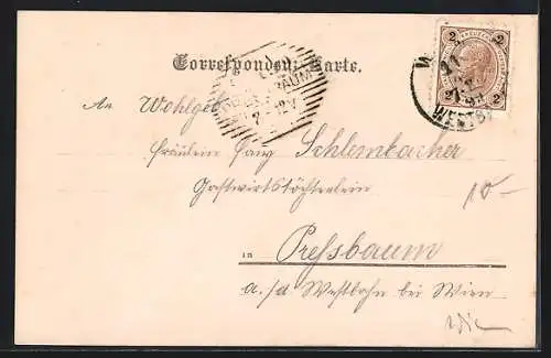 AK Wien, K. u. k. Militär-Schiess-Stätte, F. Hodwagners Restaurant, neu erbaute Jubiläums-Schiesstätte