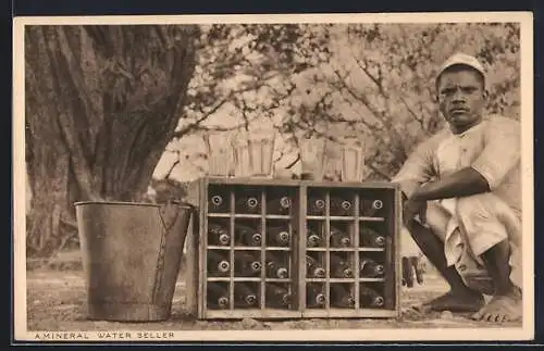 AK Bombay, A Mineral Water Seller, Verkäufer mit Mineralwasser