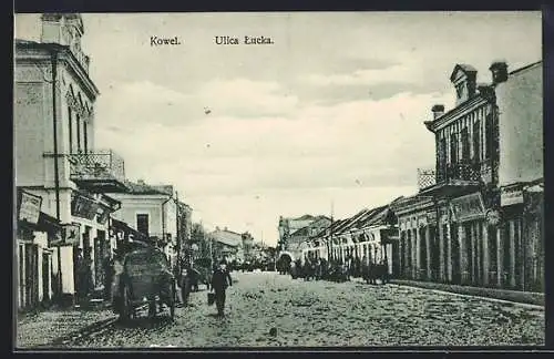 AK Kowel, Alltagstreiben in der Ulica Lucka