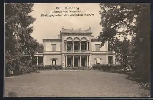 AK Zürich-Enge, Villa Rietberg