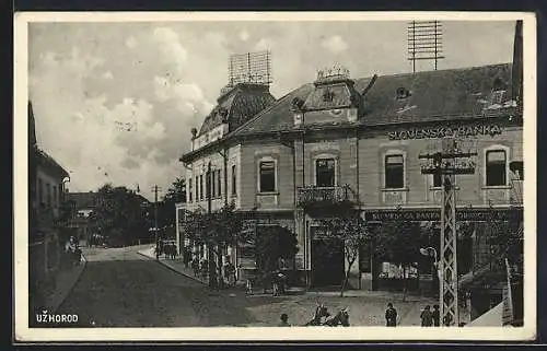 AK Uzhorod, Hotel Bercsényi, Slovenska Banka