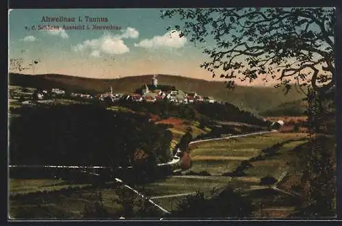 AK Altweilnau i. Taunus, Blick von der Schönen Aussicht