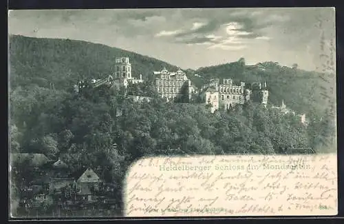 AK Heidelberg, Schloss im Mondschein