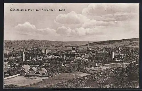 AK Ochsenfurt / Main, Totale von Südwesten
