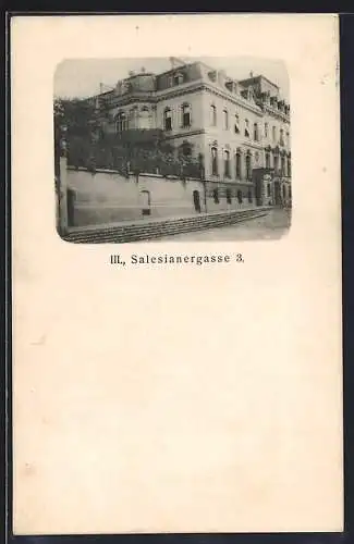 AK Wien, Haus in der Salesianergasse 3