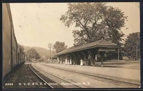 AK Pleasantville, NY, NYC & HRR Depot, train station