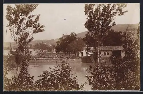 AK Veles, Ortspartie unter Wasser, Hochwasser