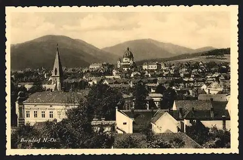 AK Berndorf, Teilansicht aus der Vogelschau