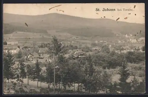 AK Ternitz /N.-Oe., St. Johann am Steinfelde, Totalansicht