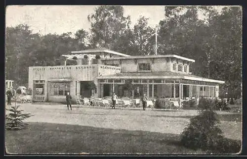 AK Oldenburg, Landes-Ausstellung 1905, Gaststätte Weinschenke am Park