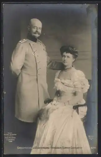 AK Grossherzog von Oldenburg & Herzogin Sophie Charlotte