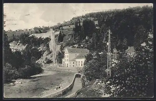 AK Puch bei Hallein, Kraftstation des Kraftwerkes Wiestal der Stadt Salzburg