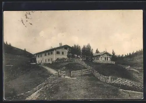 AK Mühlbach am Hochkönig, Gasthof Mitterberg mit Umgebung