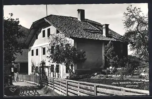 AK Wagrain, Haus Waggerl mit Garten