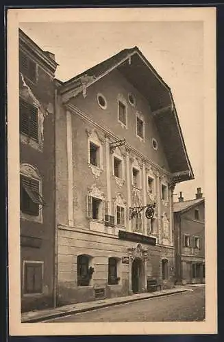 AK Mondsee, Barockhaus in der Westbahnstrasse