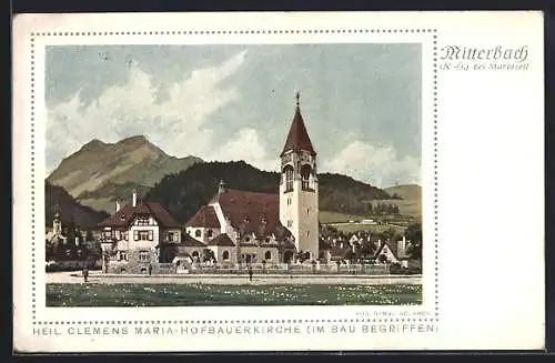 AK Mitterbach am Erlaufsee, Heil. Clemens Maria-Hofbrauerkirche