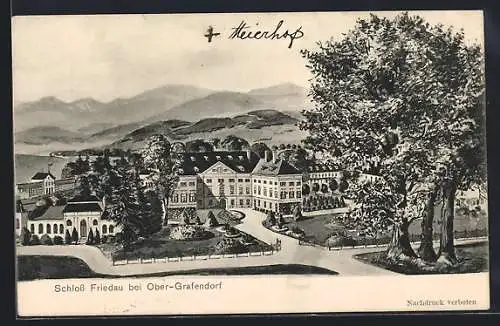 AK Ober-Grafendorf /N.-Oe., Blick auf das Schloss Fridau