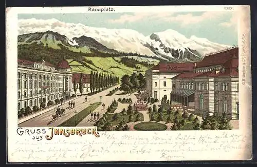 Lithographie Innsbruck, Rennplatz