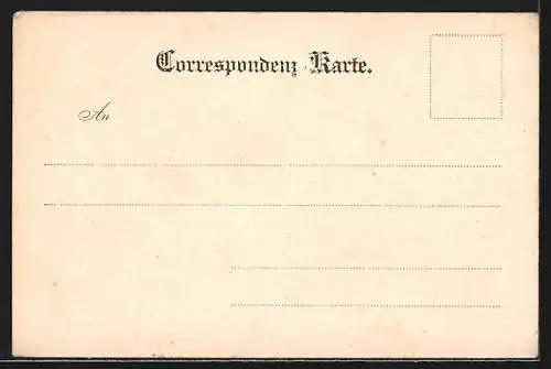 Künstler-AK Gmunden, Ortsansicht im Jahre 1840