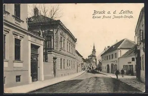 AK Bruck a. d. Leitha, Kaiser Franz Joseph-Strasse