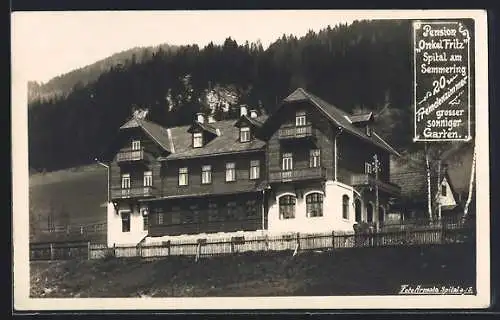 AK Spital am Semmering, Pension Onkel Fritz