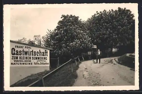 AK Breitenfurt bei Wien, Gastwirtschaft zum kleinen Semmering von Franz Pohl