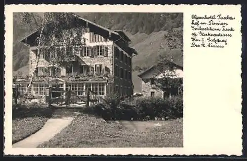 AK Fusch a. d. Glockenstrasse, Alpenhotel Fuscherhof mit Pension Imbachhorn