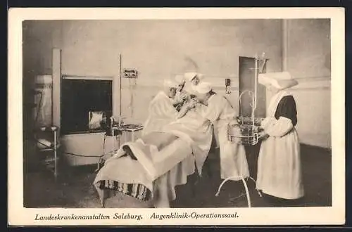 AK Salzburg, Landeskrankenanstalten, Augenklinik-Operationssaal, Innenansicht