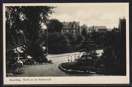 AK Rendsburg, Partie an der Kielerstrasse