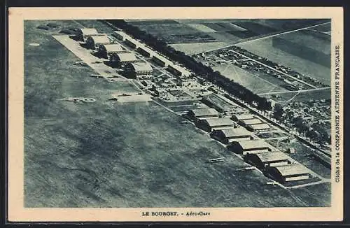 AK Le Bourget, Aéro-Gare, Blick auf den Flughafen