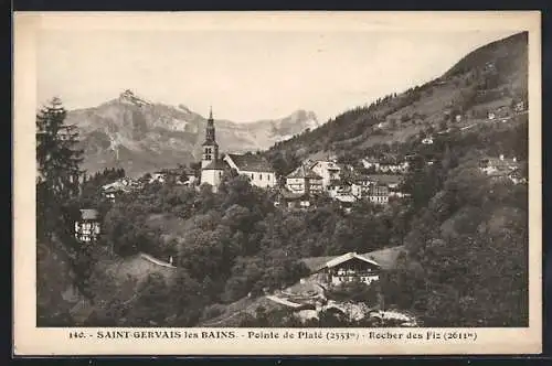 AK Saint-Gervais-les-Bains, Pointe de Platé et Rocher des Fiz