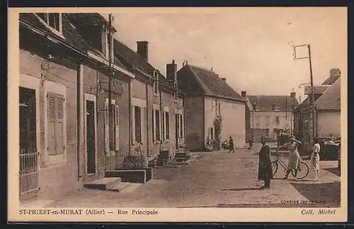 AK St-Priest-en-Murat, Rue Principale