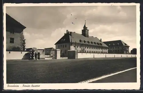 AK Rosenheim / Bayern, Eingang zur Pionier-Kaserne