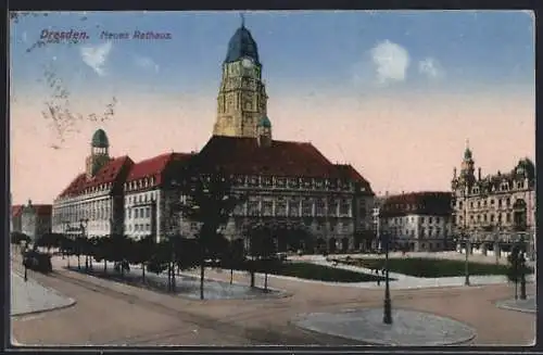 AK Dresden, Neues Rathaus