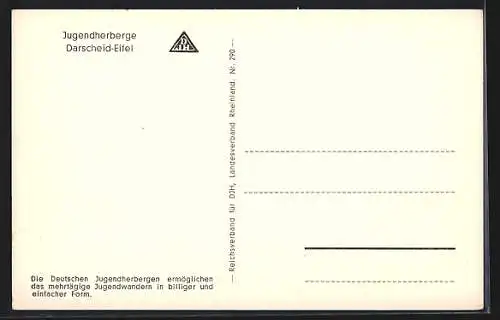 AK Darscheid / Eifel,  bei der Jugendherberge