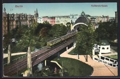 AK Berlin-Schöneberg, U-Bahn am Nollendorfplatz