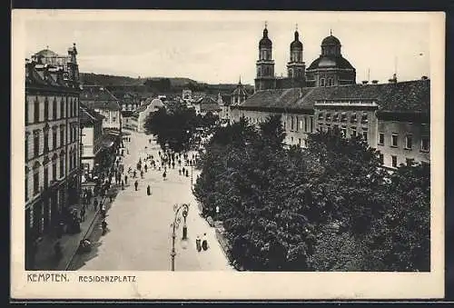 AK Kempten / Allgäu, Residenzplatz