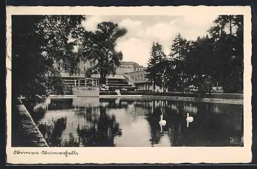 AK Weimar / Thür., Blick auf die Weimarhalle