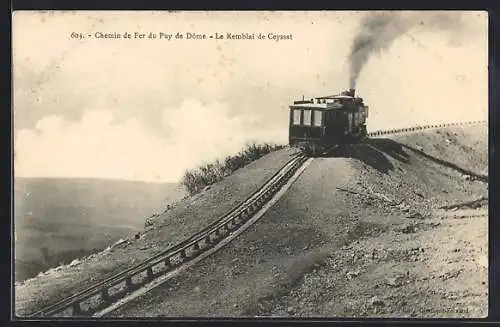 AK Puy-de-Dome, Le Remblai de Ceyssat, Bergbahn