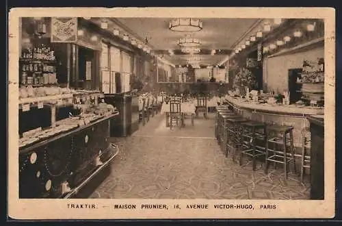 AK Paris, Maison Prunier, 16, Avenue Victor-Hugo