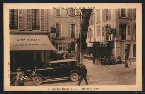 AK Digne-les-Bains, Hôtel Mistre