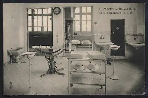 AK Clichy, Hopital Gouin Salle d`Operation