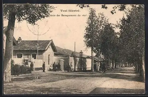 AK Toul Garnison, Entree du 160e Regiment d'Infanterie, Caserne