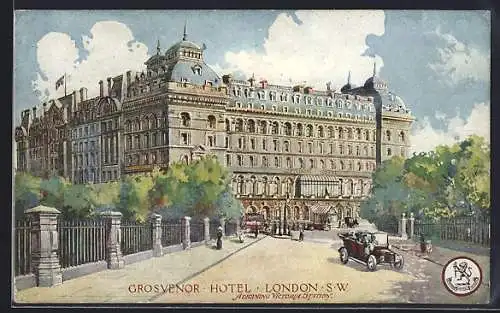 Künstler-AK London / S. W., Grosvenor Hotel