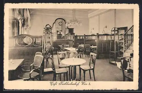 AK Wien, Café Tuchlaubenhof, Interieur