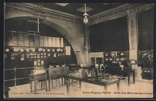 AK Paris, Ecole d`Electricité Bréguet, 81 Rue Falguiere, Salle des Mesures Électriques