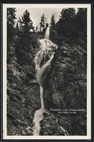 AK Schuls-Tarasp, Wasserfall in der Clemgiaschlucht